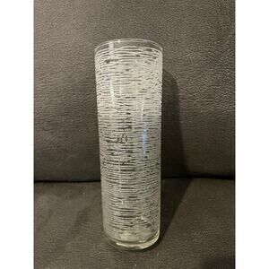 Libbey MCM Vintage Tom Collins Frosted Two Toned Tumbler